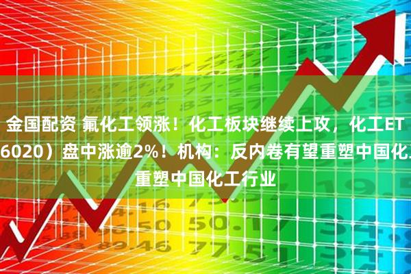 金国配资 氟化工领涨！化工板块继续上攻，化工ETF（516020）盘中涨逾2%！机构：反内卷有望重塑中国化工行业